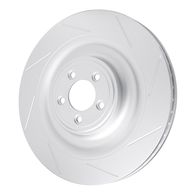 Jaguar XKR Brake Rotor (1) - Left Front - R1 Concepts - GeoSPEC Slotted - `08-`09